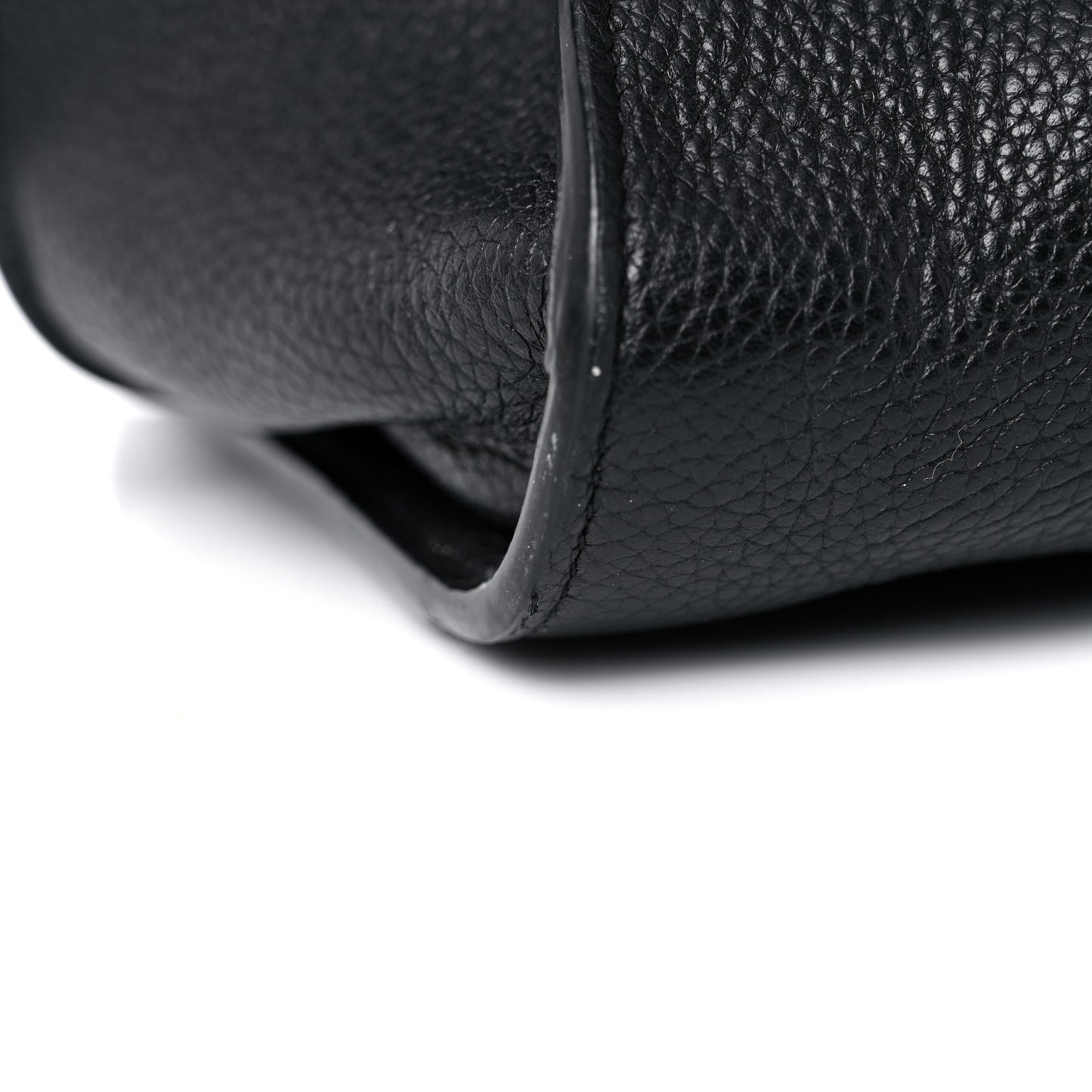 Grained Calfskin Medium Souple Sac De Jour Duffle Black
