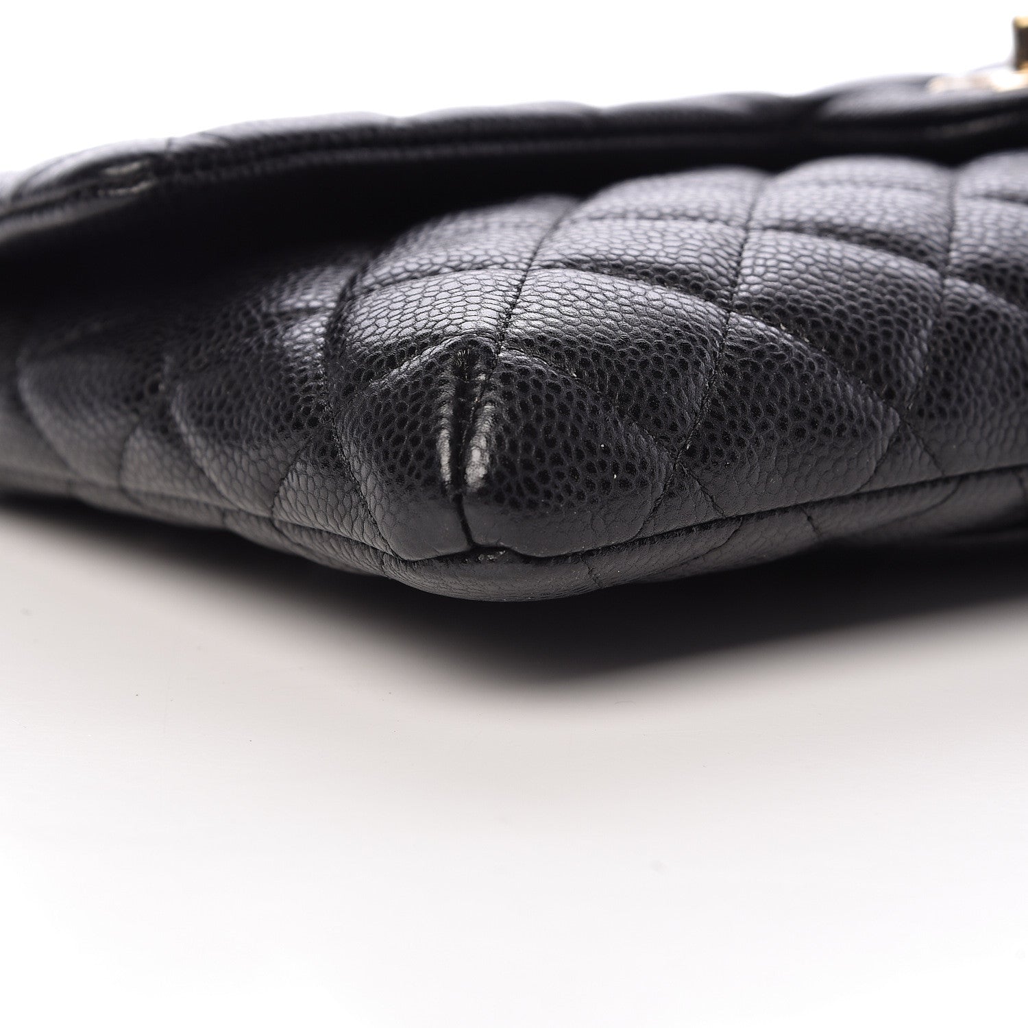 Chanel Caviar Quilted Flap Clutch Black 8 of 9