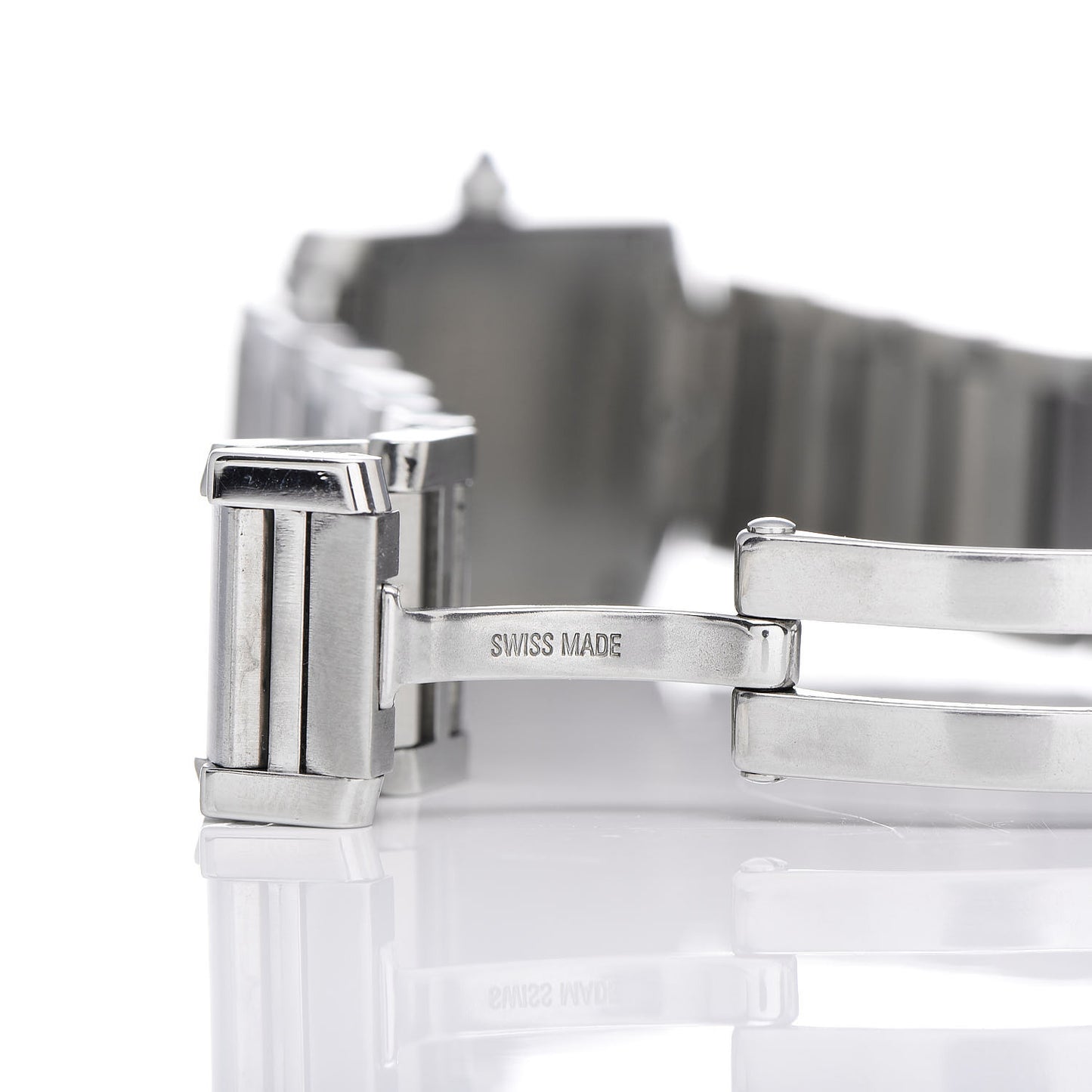 Stainless Steel 20mm Tank Francaise Quartz Watch Black