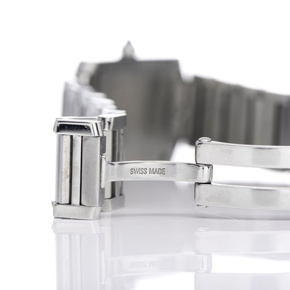 Cartier Stainless Steel 20mm Tank Francaise Quartz Watch Black 7 of 8