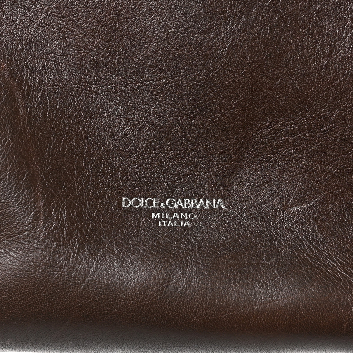 Dolce & Gabbana Tempesta Calfskin Atene Shopping Bag Brown 5 of 8