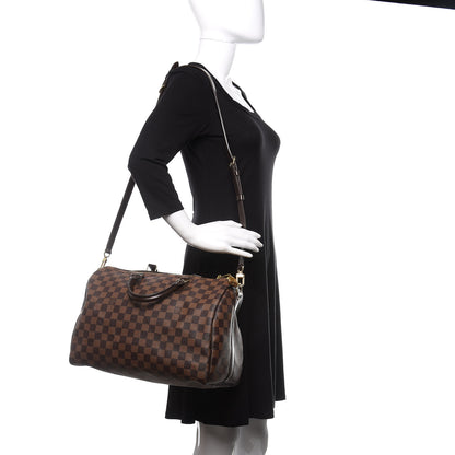 Louis Vuitton Damier Ebene Speedy Bandouliere 35 2 of 12