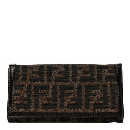 Fendi Zucca Continental Wallet Tobacco 1 of 15