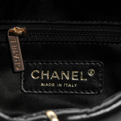 Chanel Glazed Calfskin Paris Londres Clutch Black 6 of 7