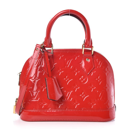 Louis Vuitton Vernis Alma BB Cherry 1 of 8