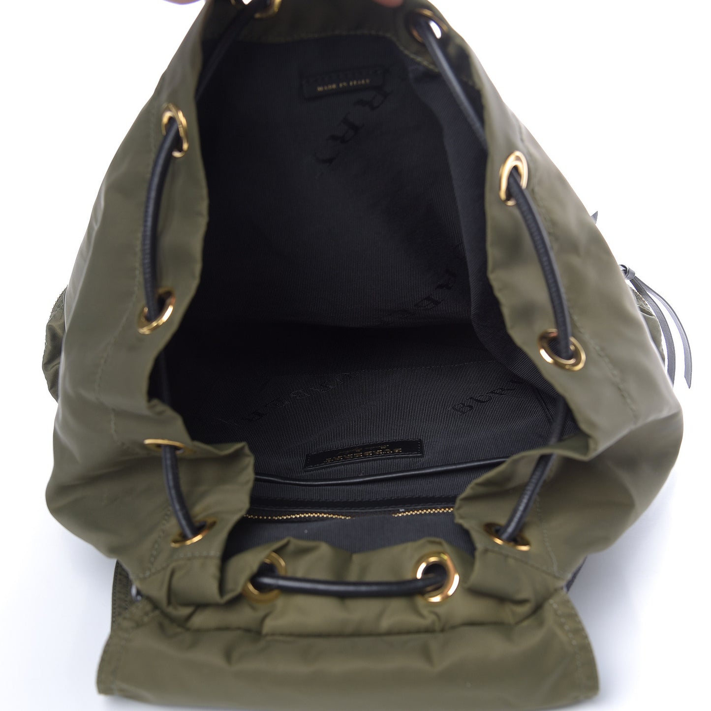 Nylon Large Rucksack Backpack Canvas Green