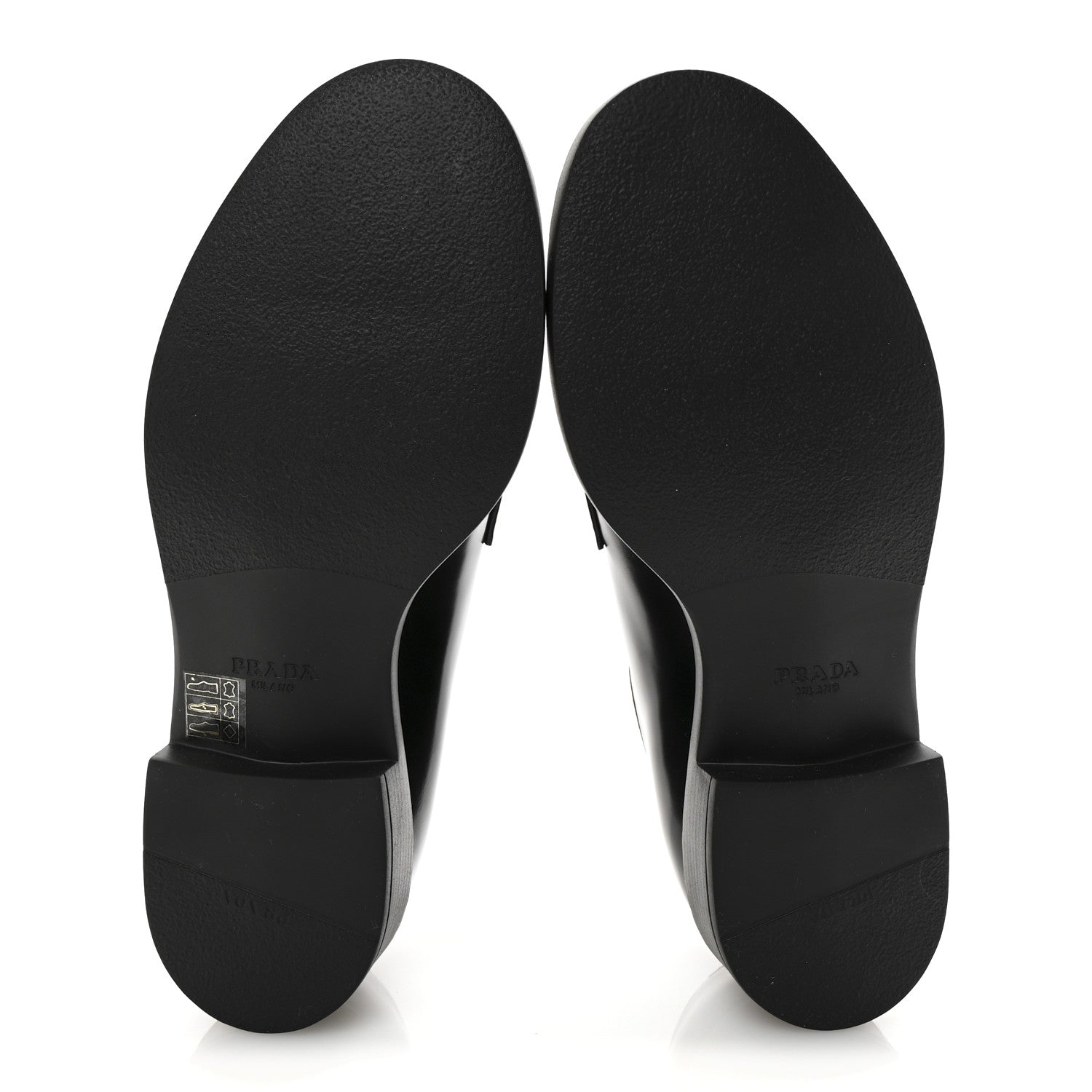 Prada Spazzolato Lace Up 50mm Loafers 39 Black 6 of 9