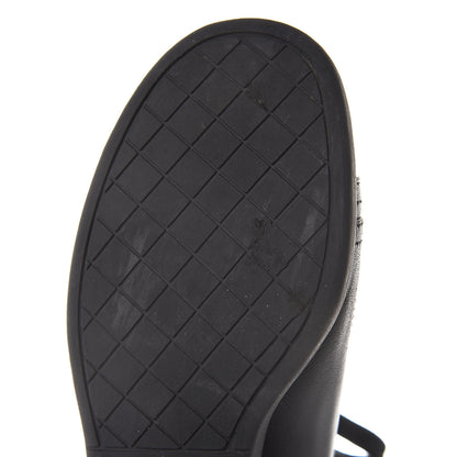 Chanel Lambskin Patent Cap Toe CC Sneakers 35 Black 10 of 11
