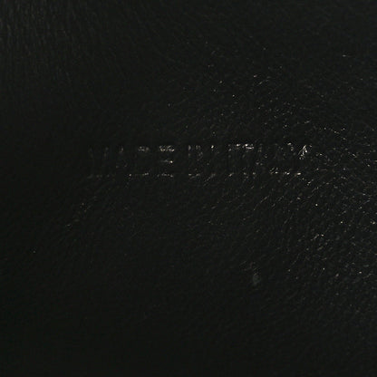 Balenciaga Shiny Calfskin Crocodile Embossed Hourglass Top Handle Bag XS Black 7 of 9