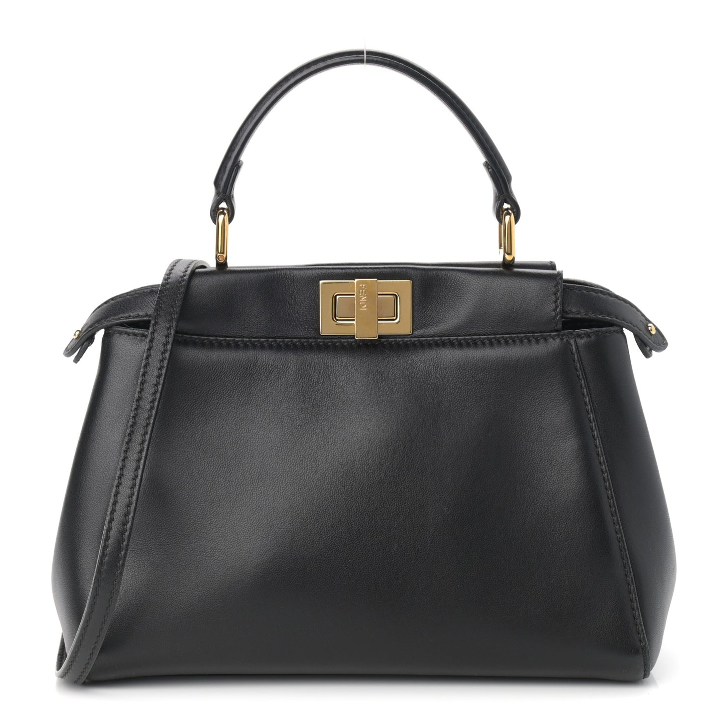 Nappa Mini Peekaboo Iconic Satchel Black