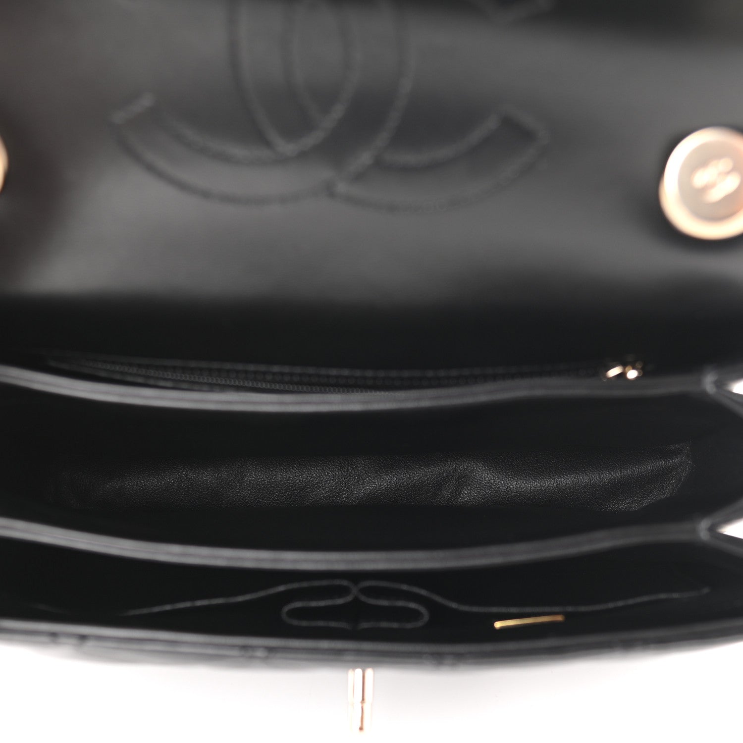 Chanel Lambskin Quilted Small Trendy CC Dual Handle Flap Bag Black 5 of 11