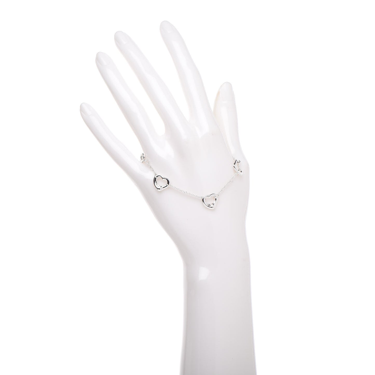 Sterling Silver Elsa Peretti Open Heart Bracelet