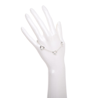 Tiffany Sterling Silver Elsa Peretti Open Heart Bracelet 2 of 6