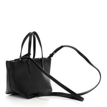 Fendi Vitello Dolce Elite Monster Eye Mini Roll Tote Black 3 of 10
