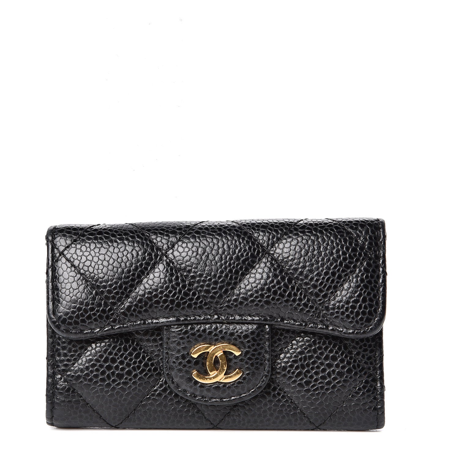 Chanel Caviar Quilted 6 Key Holder Black 1 of 10