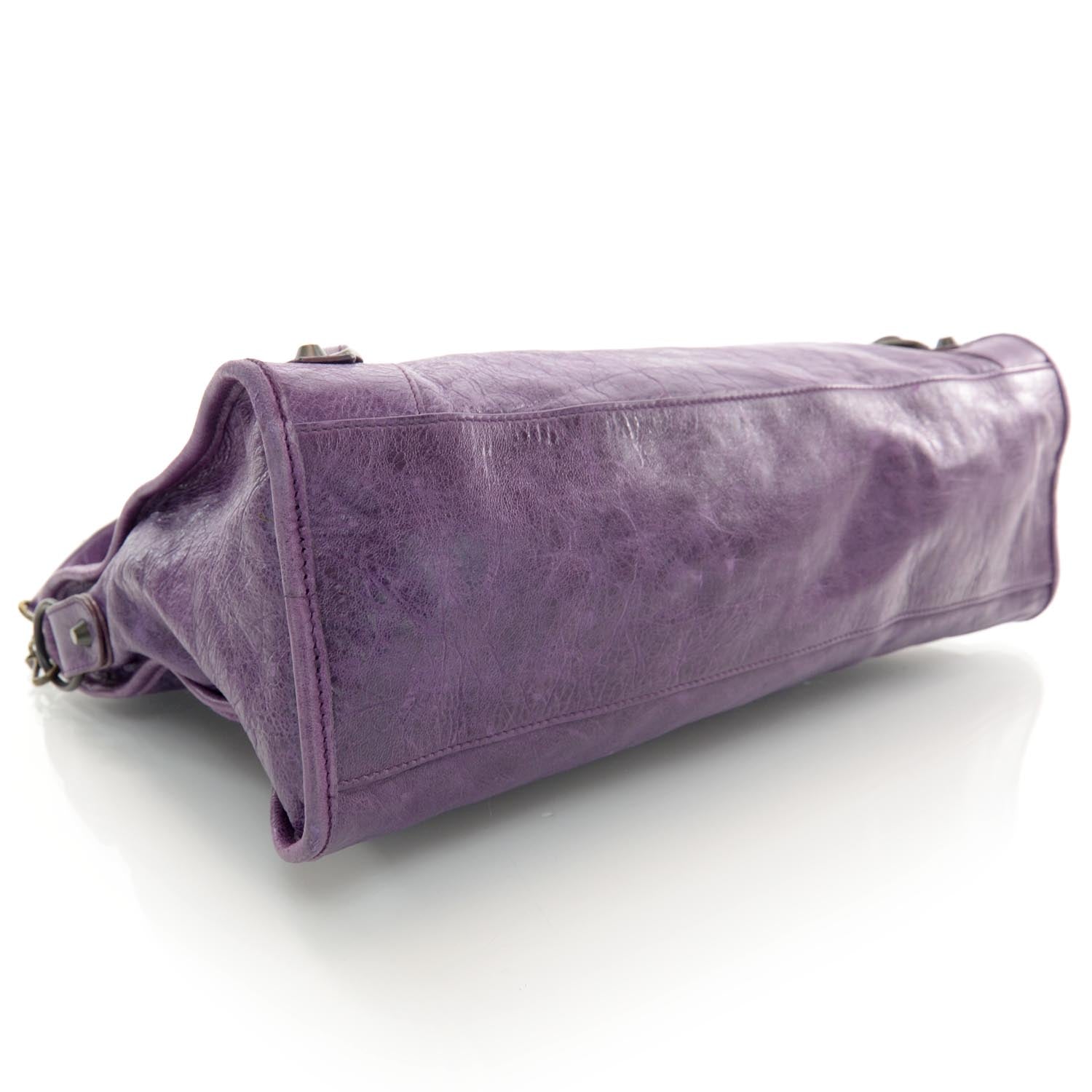 Balenciaga Agneau City Raisin Purple 5 of 11