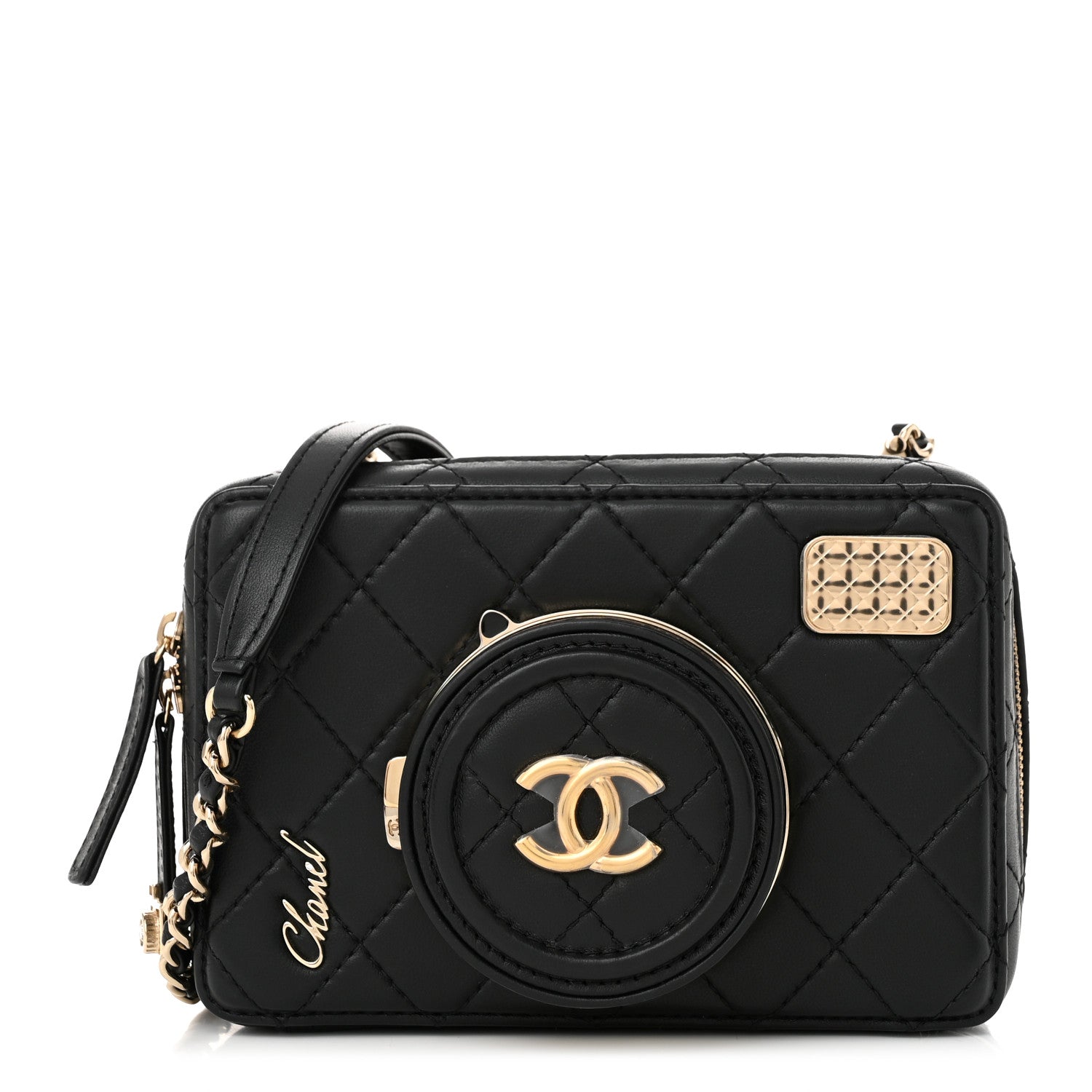 Chanel Lambskin Quilted Coco Click Bag Black 1 of 11