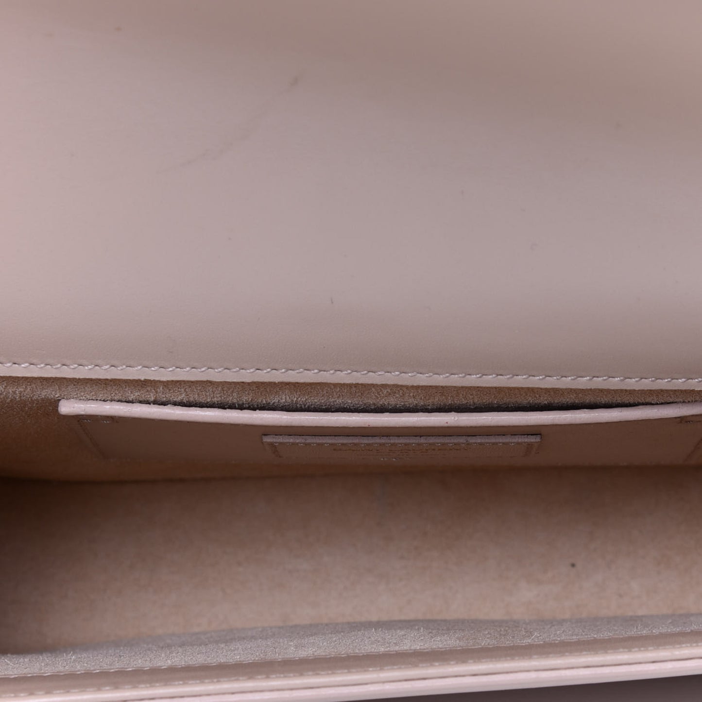 Smooth Calfskin Medium Classic Monogram Kate Tassel Satchel Nude Powder