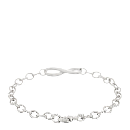 Tiffany Sterling Silver Infinity Chain Bracelet 2 of 3
