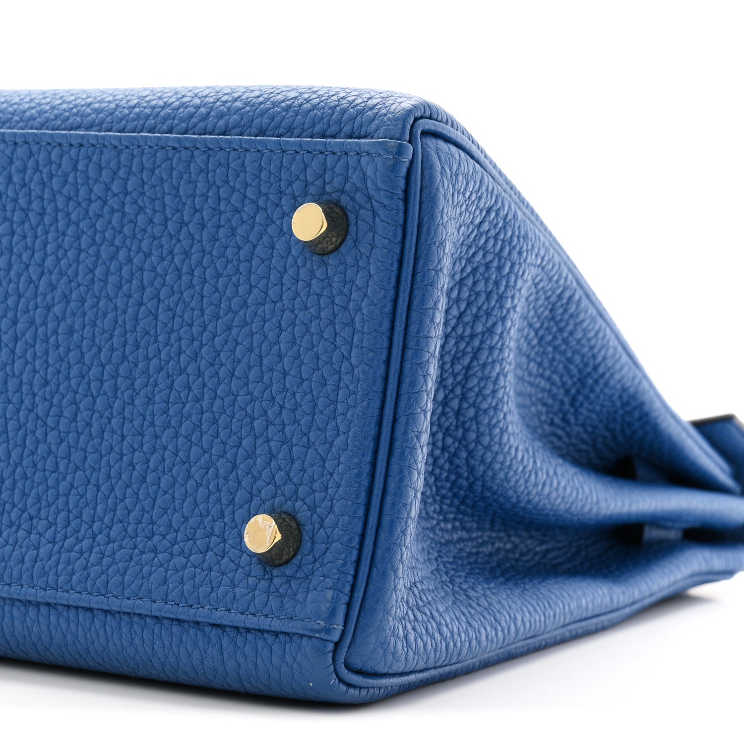 Hermes Togo Kelly Retourne 28 Bleu France 10 of 11