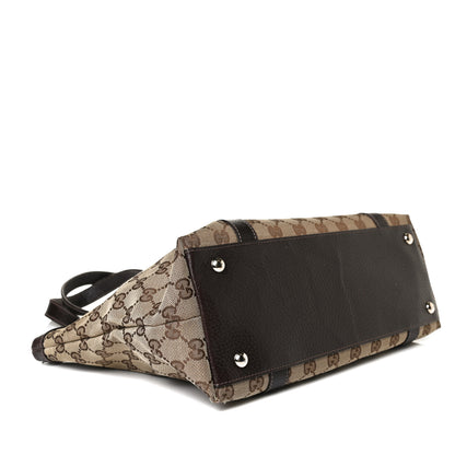 Gucci Monogram Medium Abbey Tote Dark Brown 4 of 11