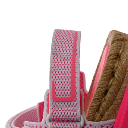 Christian Dior Technical Knit Jute Dioract 10mm Sandals 38 White Fuchsia 10 of 10