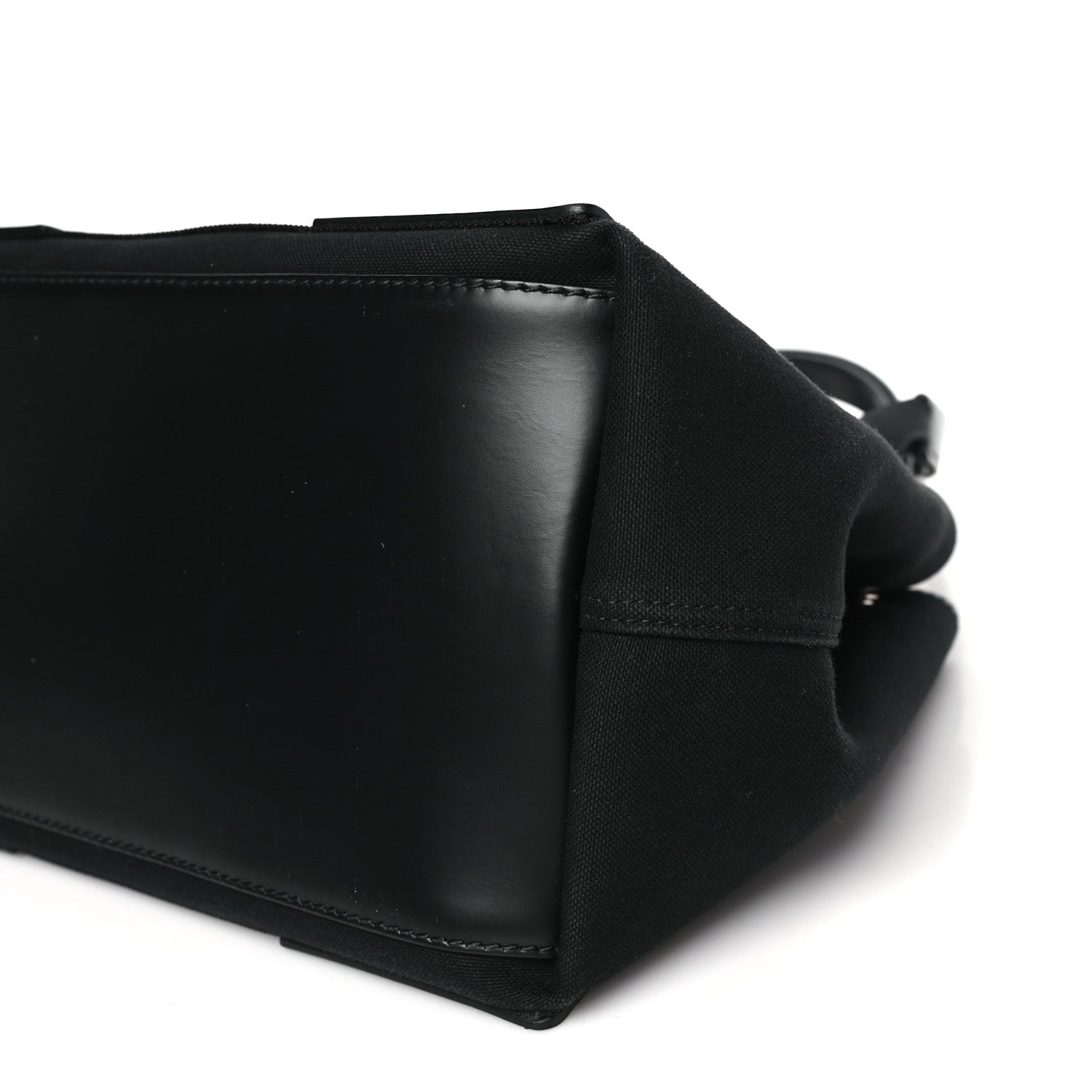 Balenciaga Cotton Canvas Calfskin S Black 11 of 11