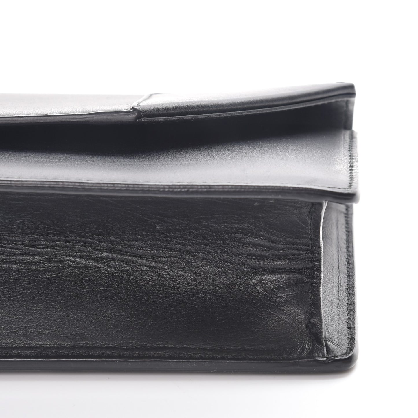 Calfskin Classic Betty Clutch Black