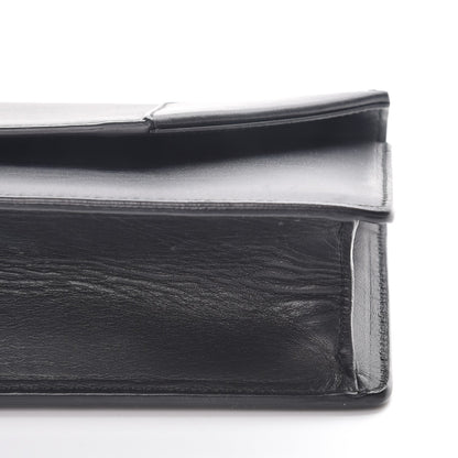 Saint Laurent Calfskin Classic Betty Clutch Black 9 of 10