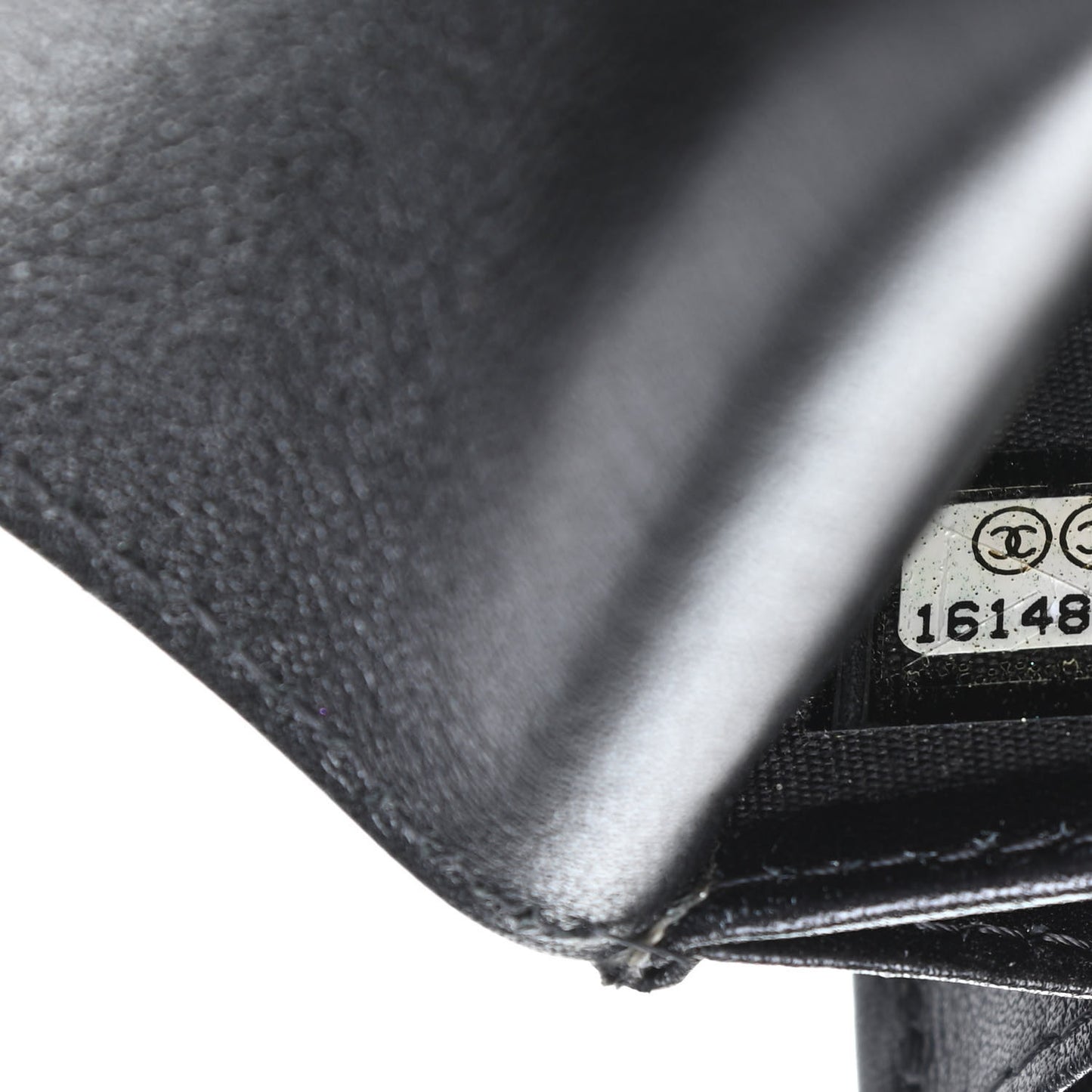 Caviar Timeless CC Large Gusset Flap Wallet Black