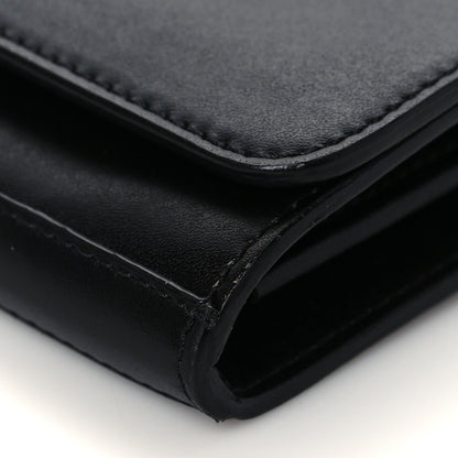 Fendi Vitello Liberty Lucido F is Fendi Wallet on Chain Black 10 of 10