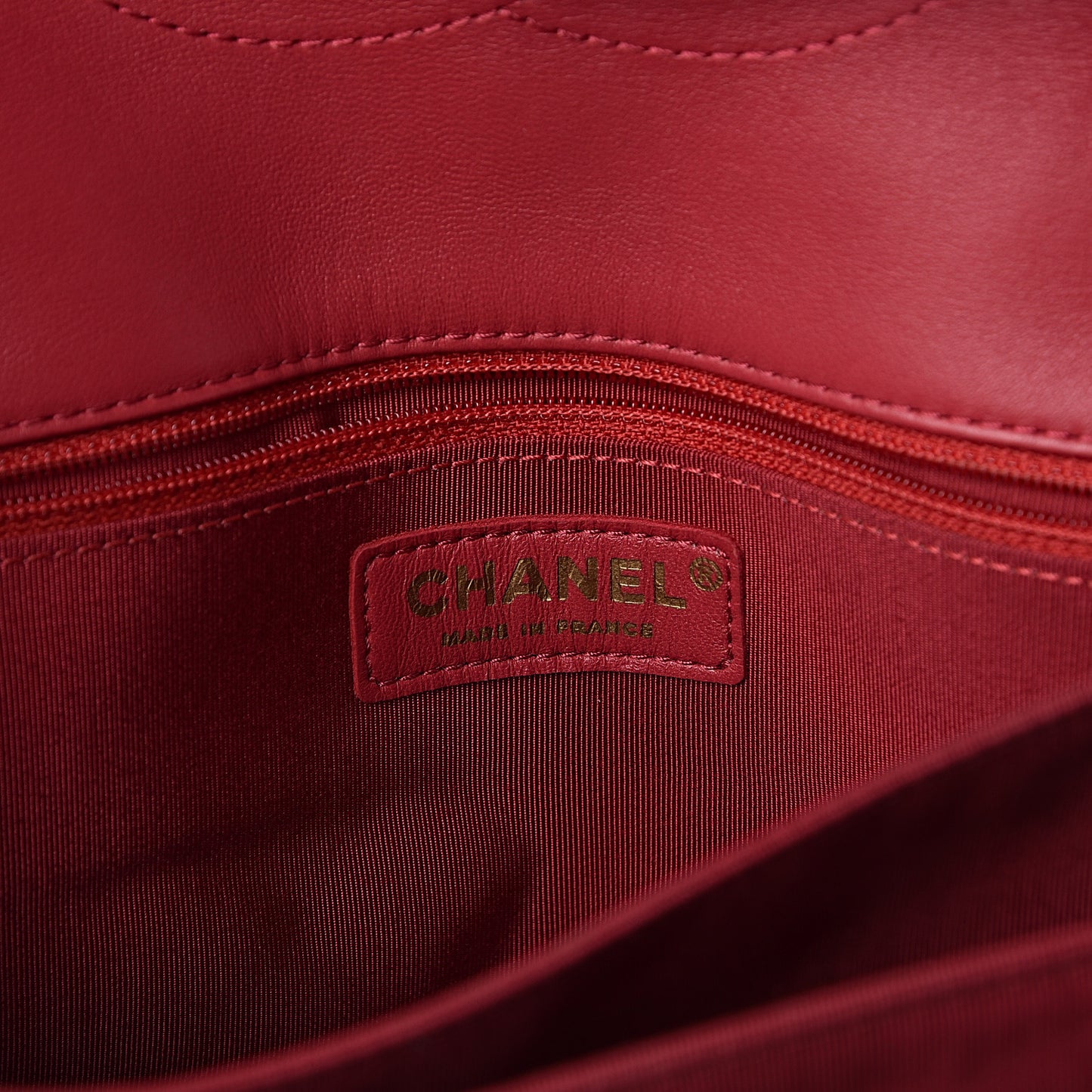 Patent Quilted 3 Pocket Accordion Flap Dark Pink