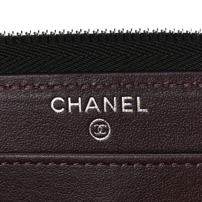 Chanel Caviar Quilted Large Zip Around Wallet Black 7 of 11