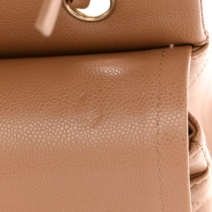 Chanel Caviar Quilted Small Double Flap Dark Beige 11 of 13