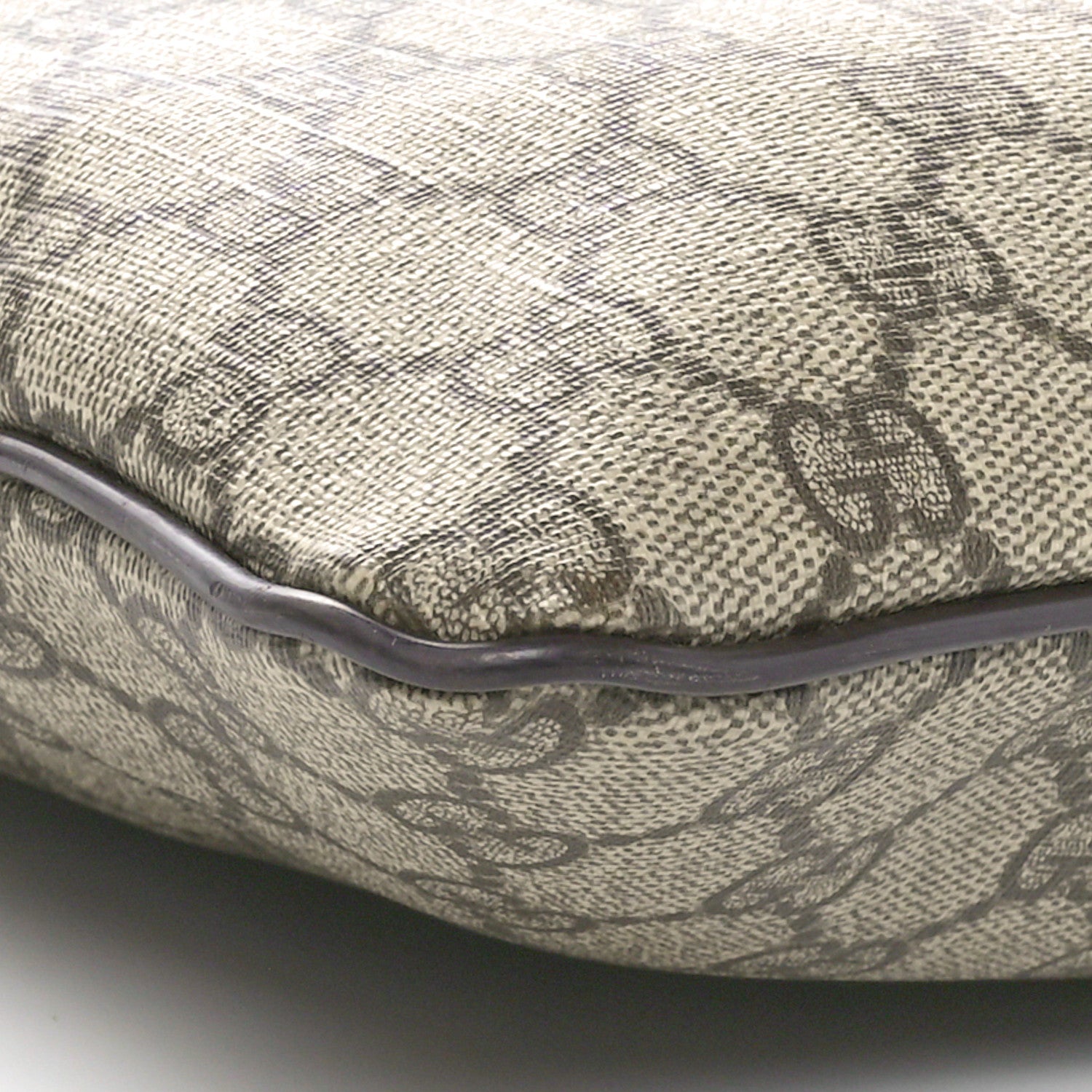 Gucci GG Supreme Monogram Medium Flat Messenger Bag Dark Brown 9 of 10