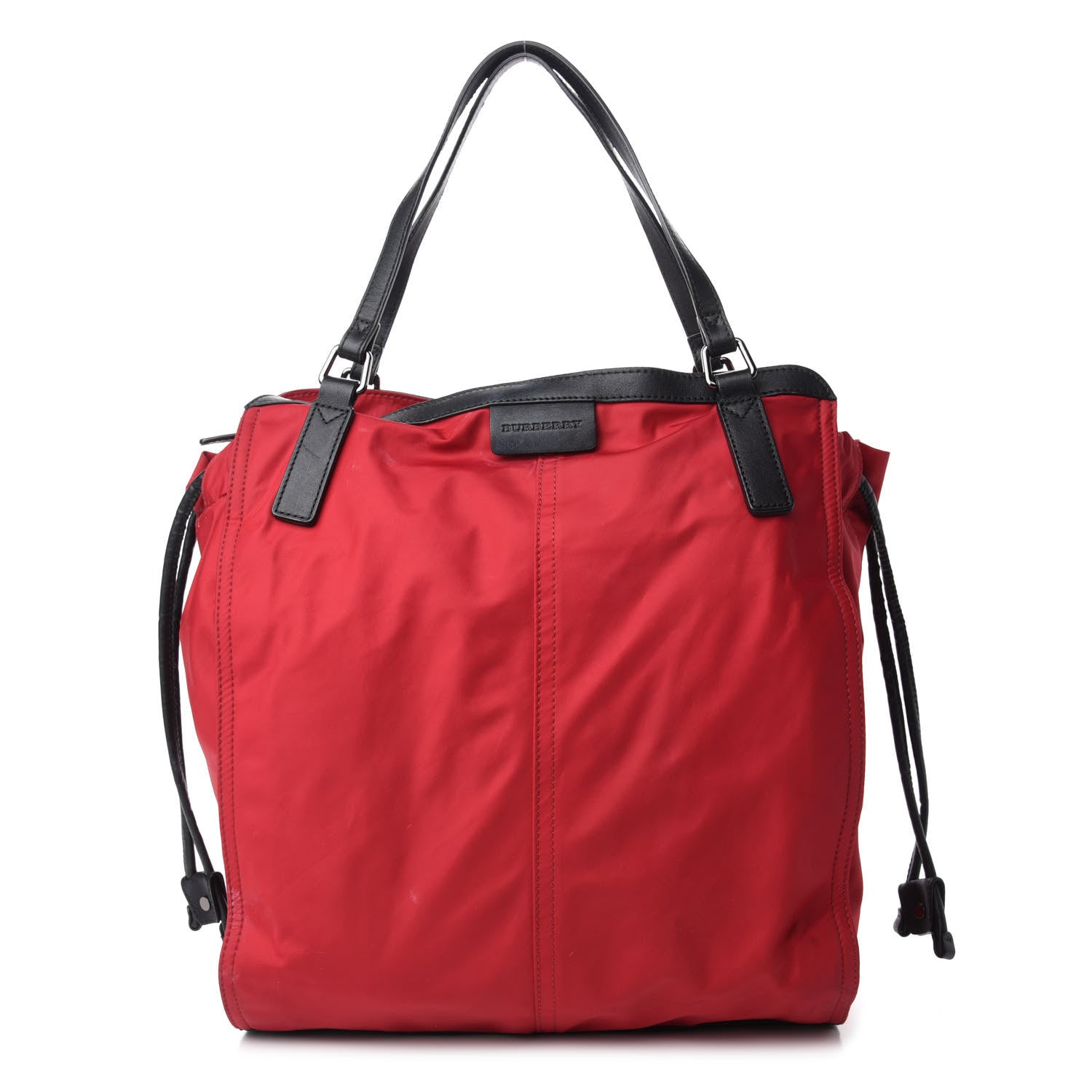 Burberry Nylon Buckleigh Packable Tote Bag Red 1 of 16