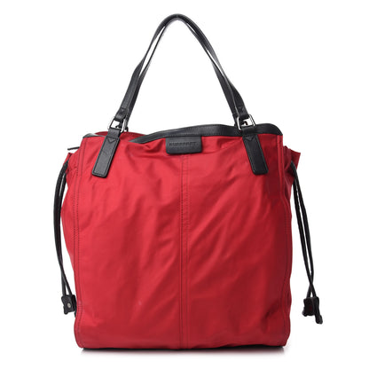 Burberry Nylon Buckleigh Packable Tote Bag Red 1 of 16