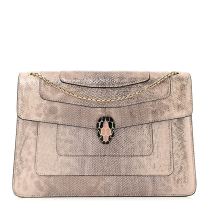 Bulgari Metallic Karung Serpenti Forever Crossbody Rosa Di Francia 1 of 11