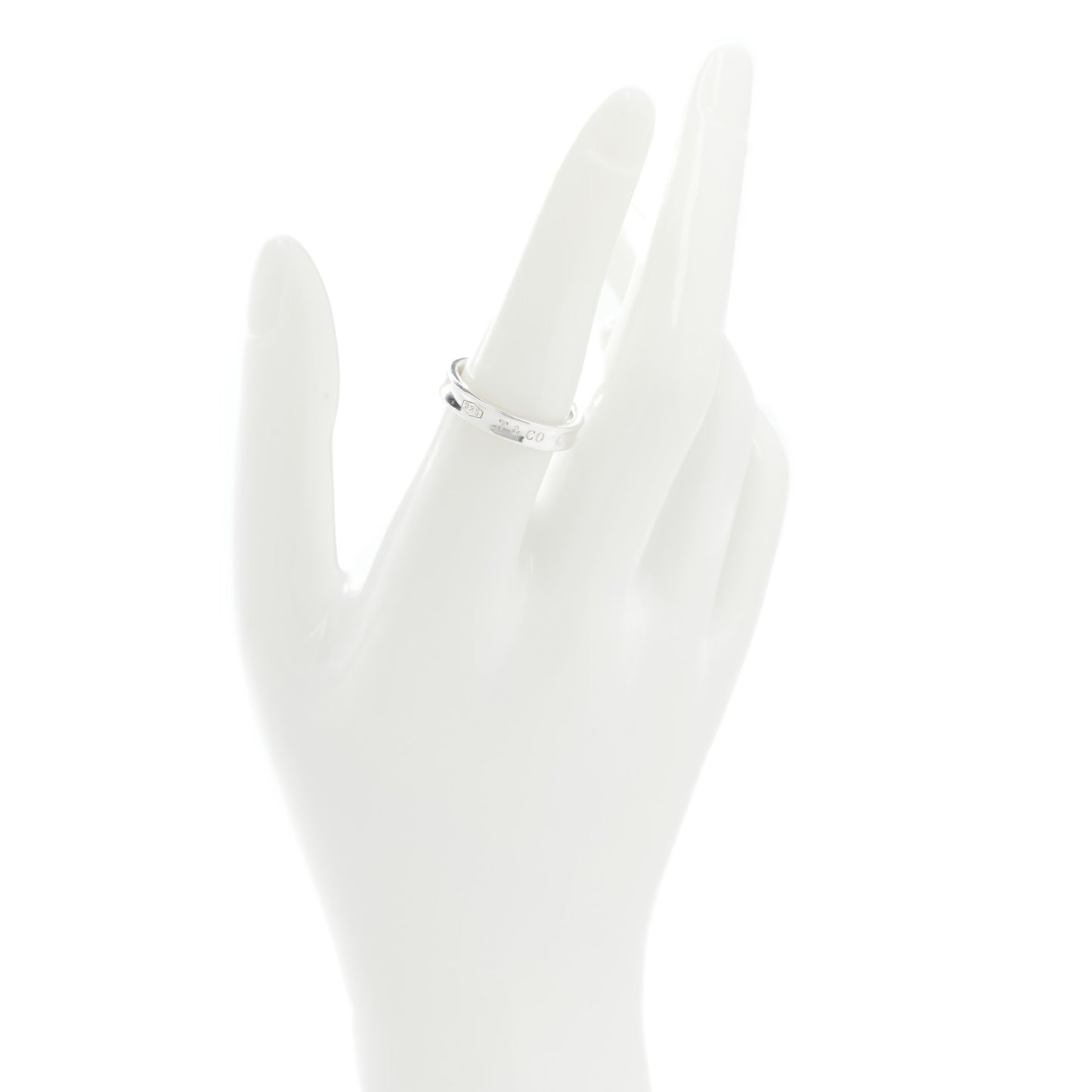 Sterling Silver Narrow 1837 Band Ring 54 7