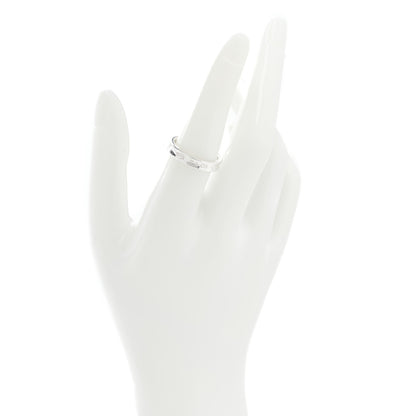 Tiffany Sterling Silver Narrow 1837 Band Ring 54 7 2 of 4