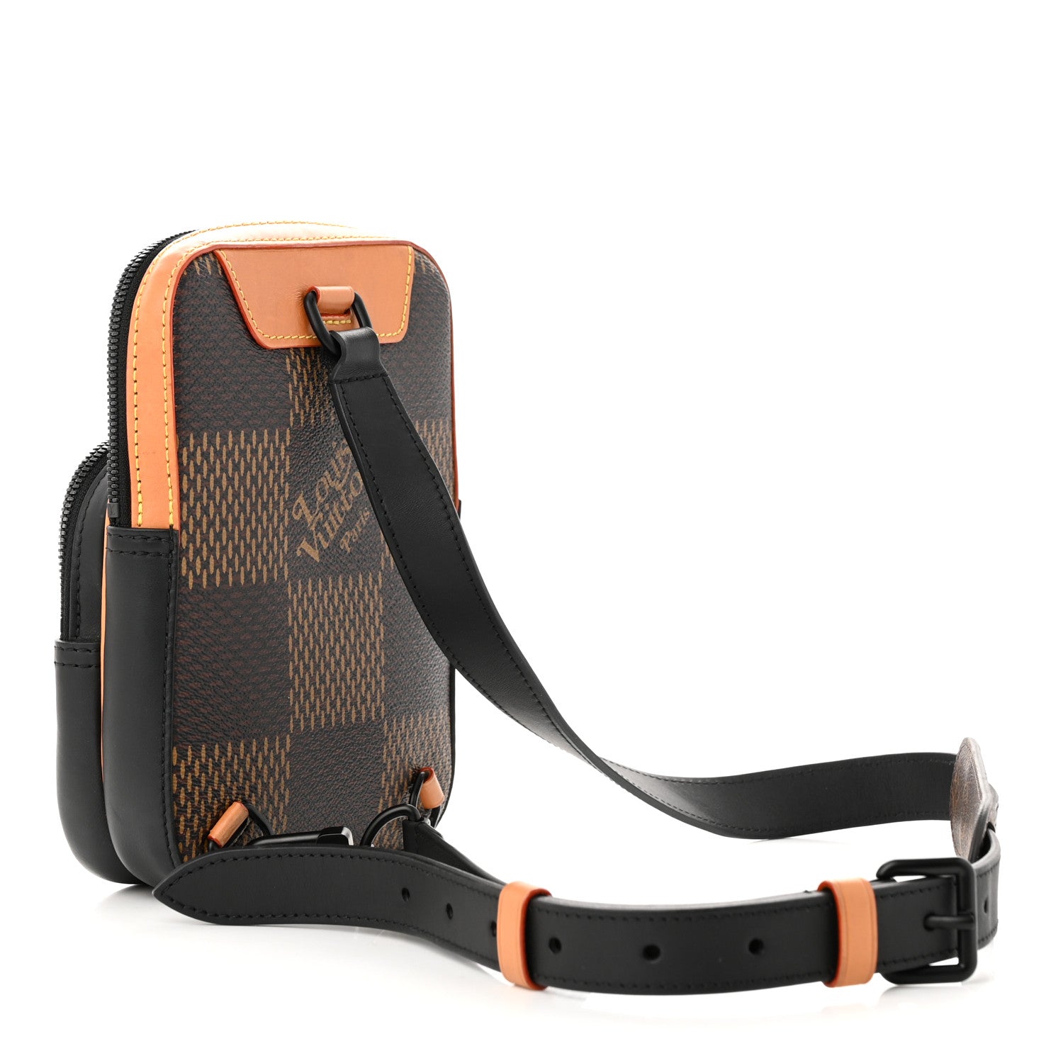 Louis Vuitton X NIGO Giant Damier Ebene Monogram Amazone Sling Bag 3 of 9