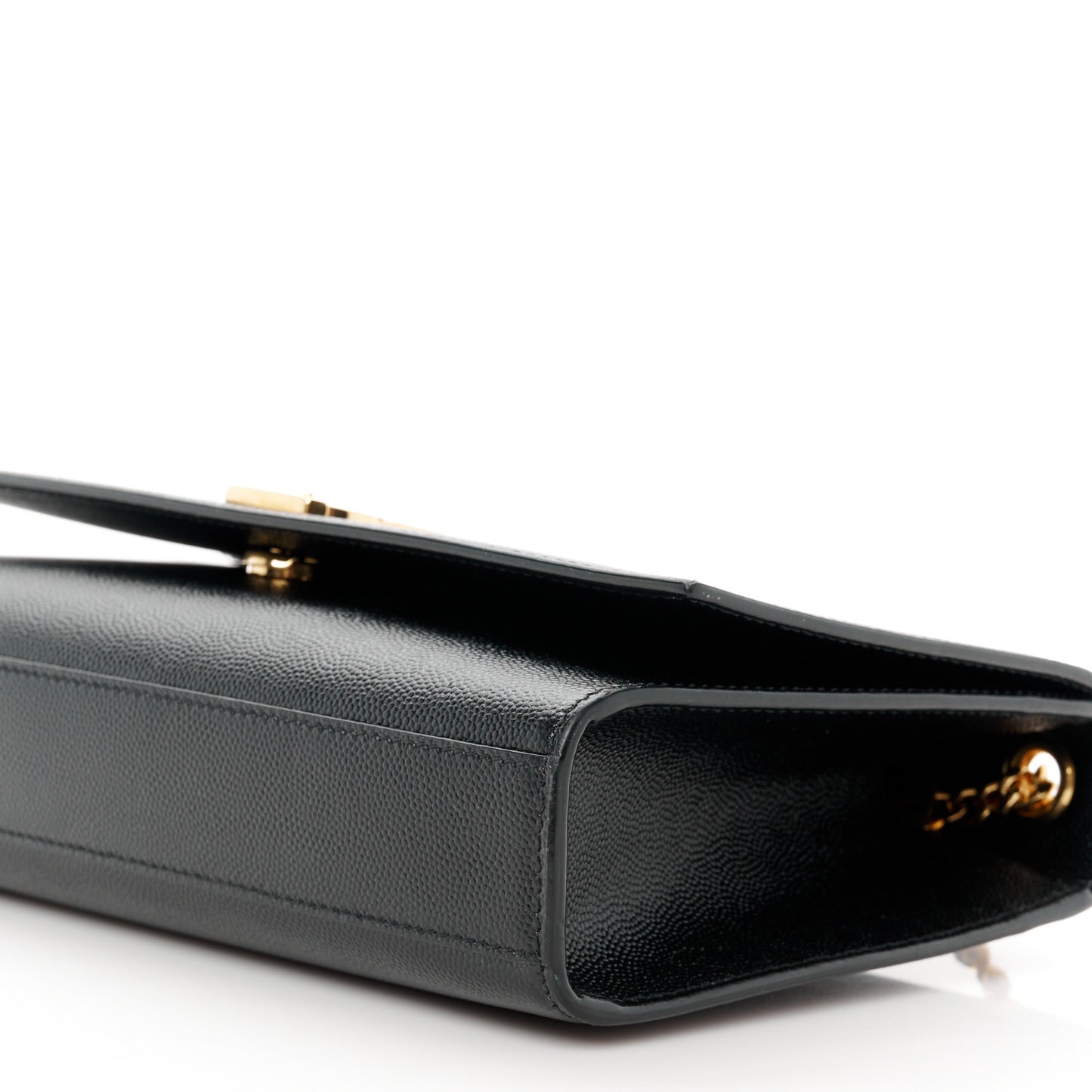 Grain De Poudre Medium Classic Monogram Kate Satchel Black
