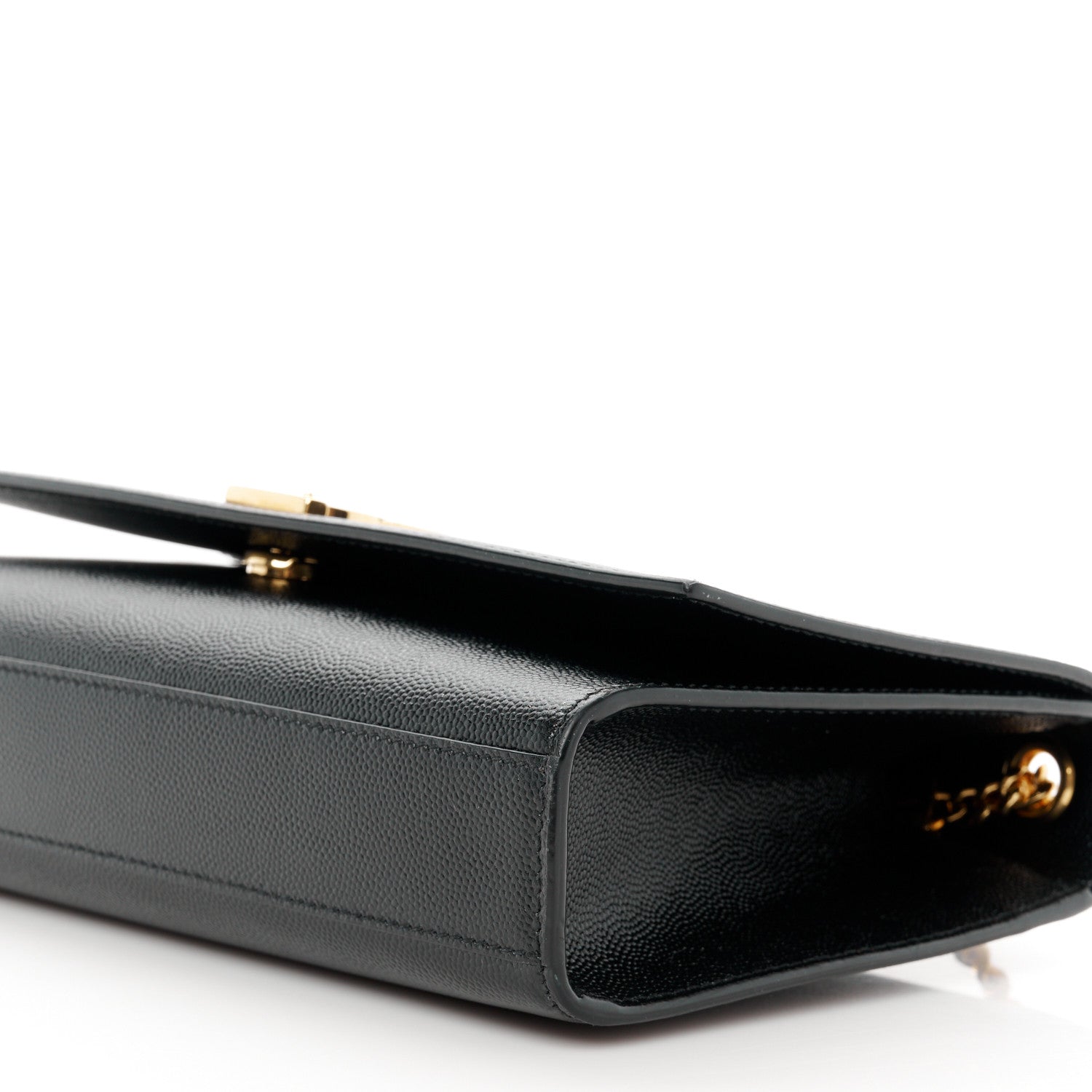 Saint Laurent Grain De Poudre Medium Classic Monogram Kate Satchel Black 11 of 11