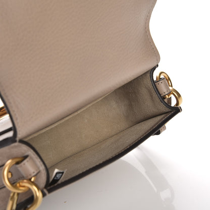 Chloe Calfskin Suede Small Nile Bracelet Bag Motty Grey 5 of 8