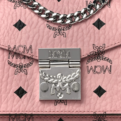 MCM Visetos Mini Patricia Crossbody Bag Soft Pink 7 of 9