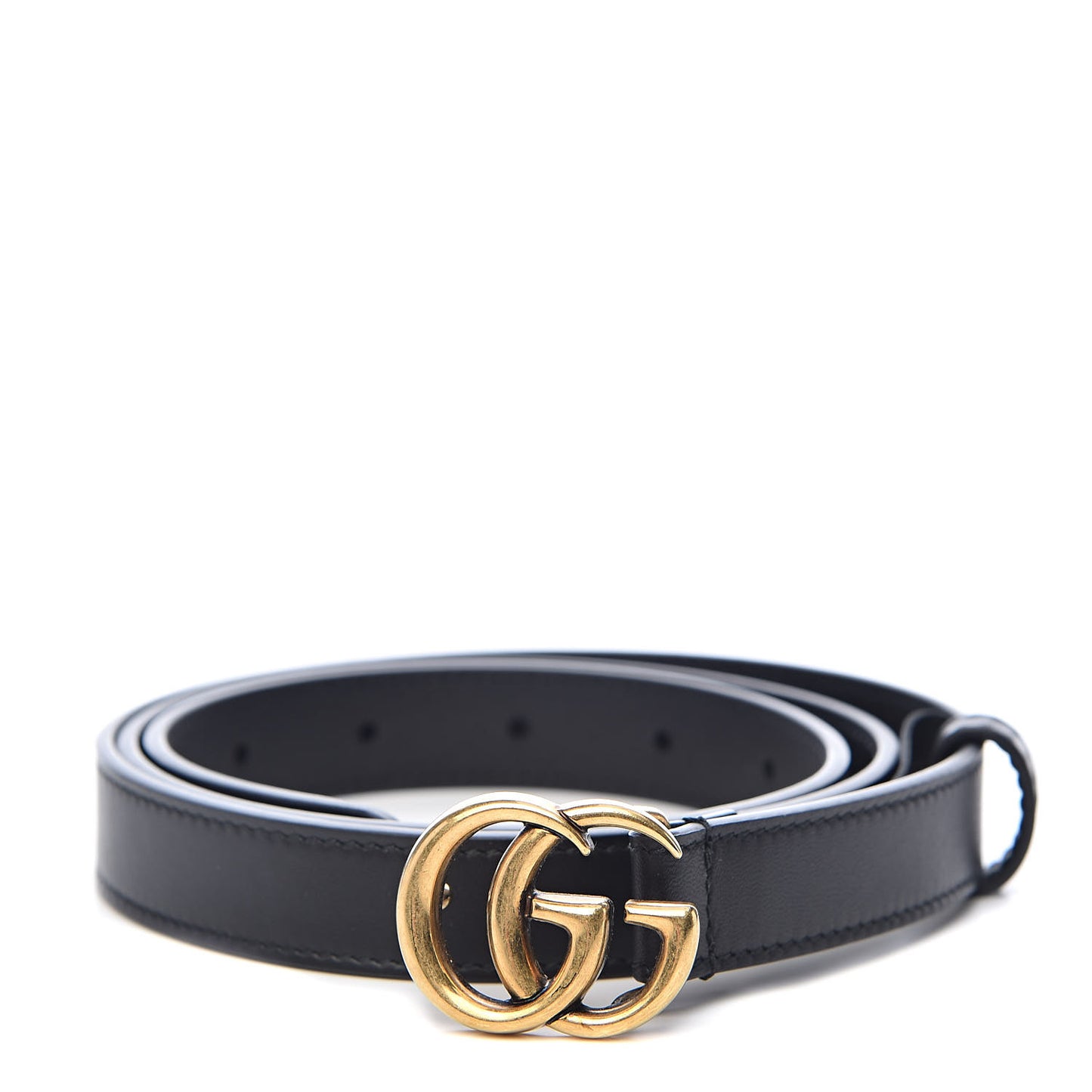 Calfskin Double G 20mm Belt 90 36 Black