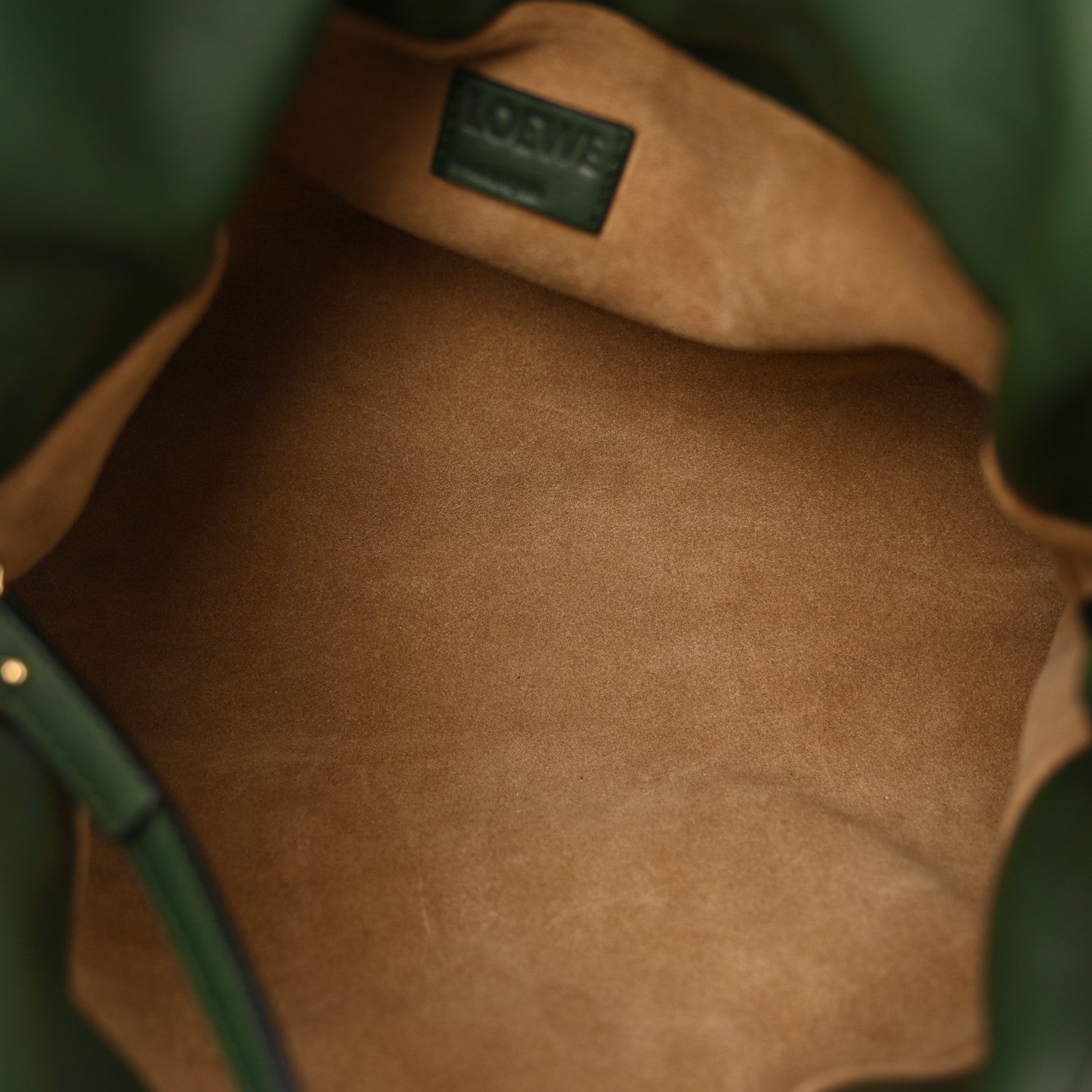 Loewe Calfskin Mini Flamenco Knot Clutch Vintage Khaki 5 of 10