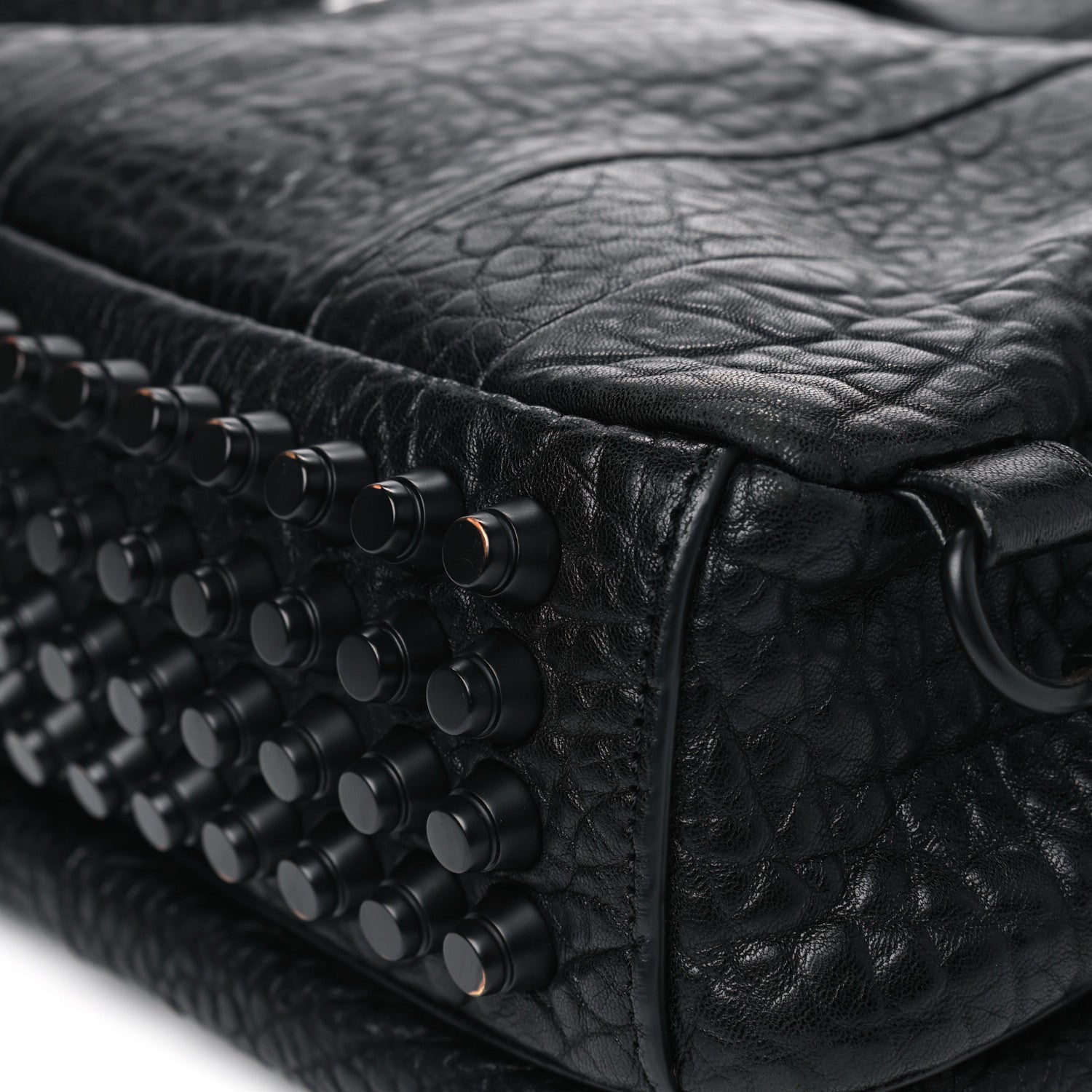 Alexander Wang Pebbled Lambskin Dumbo Backpack Black Matte Black Hardware 8 of 8