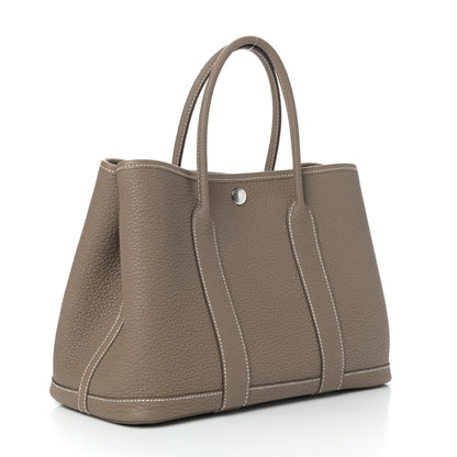 Hermes Vache Country Garden Party 30 TPM Etoupe 2 of 4