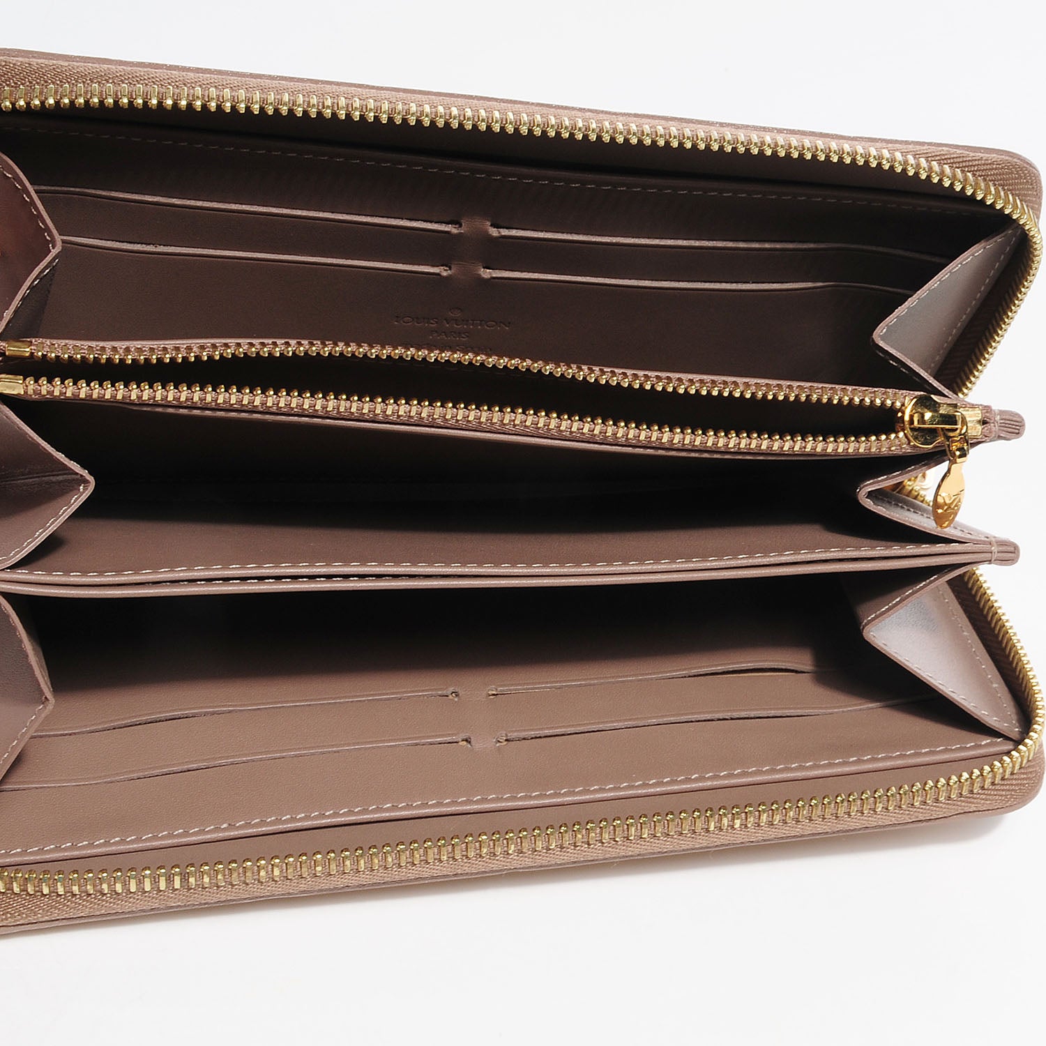 Louis Vuitton Vernis Zippy Wallet Beige Poudre 7 of 8
